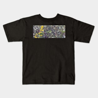 Tiny white flowers at the meadow Kids T-Shirt